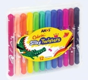 Kredki Silky Twisters AMOS 12kol. CST12
