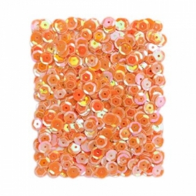 Cekiny opalizujące 9 mm, 15 g - pomarańczowe (DPCE-081)