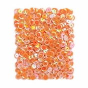 Cekiny opalizujące 9 mm, 15 g - pomarańczowe (DPCE-081)