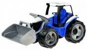 Traktor z łyżką luzem w szarym kartonie Niebieski (02055EC)
