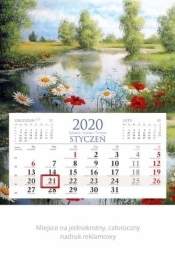 Kalendarz 2020 Jednodzielny Widok KM03