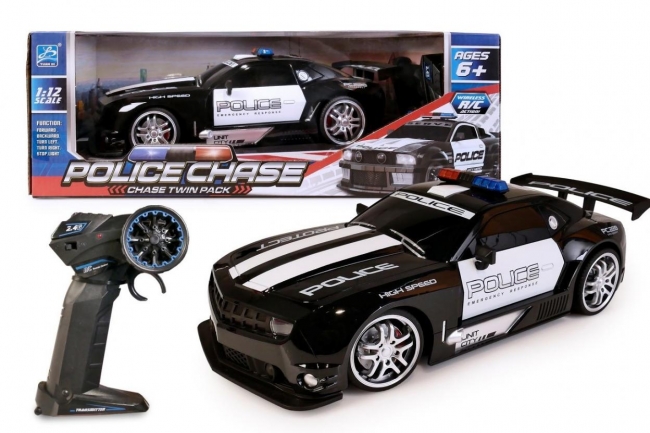 Auto zdalnie sterowane policja