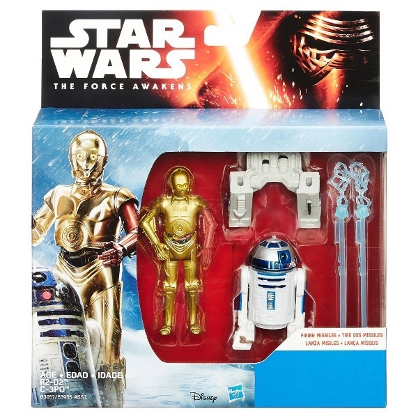 HASBRO SW E7 Figurki 2 p ack, R2D2 & C3P010 cm