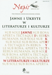 Jawne i ukryte w literaturze i kulturze Napis XVII - <br />
