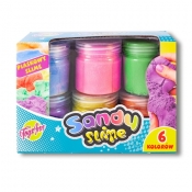 Sandy Slime zestaw 6 kolorów x 160g (STN 6598)