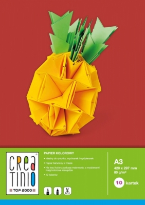Papier kolorowy Creatinio A3/10k, 80g/m² (400079857)