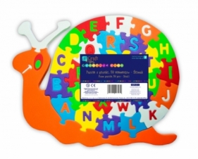 PUZZLE Z PIANKI 59 ELEMENTOW SLIMAK-DALP BPZ - KSPI-311