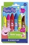Kredki woskowe sześciokątne Peppa 6kol STAEDTLER