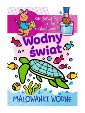 Kangurzątko i mama malują wodą