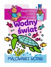 Kangurzątko i mama malują wodą