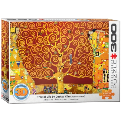 <img src='https://webimage.pl/pics/599/0/d628136300599.jpg' style='height:440px' /> Puzzle 300 3D Tree of Life by Klimt 6331-6059