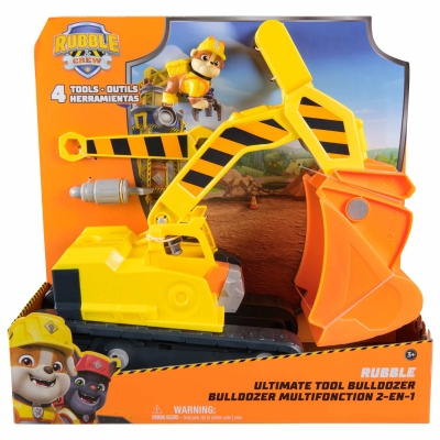 <img src='https://webimage.pl/pics/599/1/d681147071599.jpg' style='height:440px' /> Pojazd Rubble'a Deluxe z akcesoriami Psi Patrol Rubble i jego Ekipa
