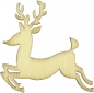 Ozdoby drewniane samoprzylepne renifer (412642)