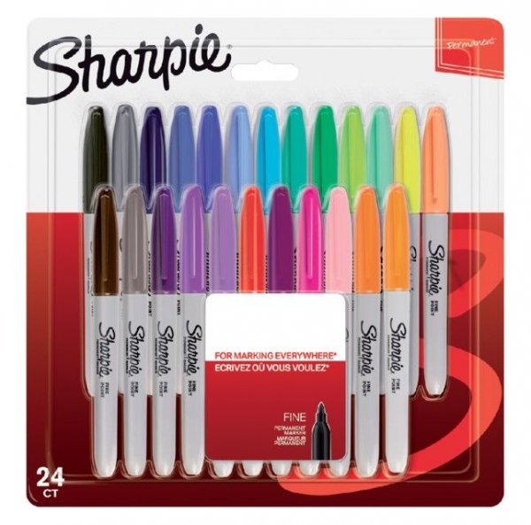 Markery Sharpie Fine kpl 24-kol. (SHP-2065405)