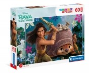 Clementoni, puzzle Maxi SuperColor 60: Raya and The Last Dragon (26459)