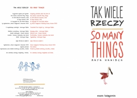 Tak wiele rzeczy So Many Things - Maya Hanisch