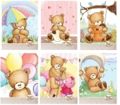 Zeszyt Popcorn The Bear A5 Linia /10szt