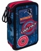 Coolpack - Jumper 3 - Piórnik potrójny z wyposażeniem - Blue (Badges) (B67154)