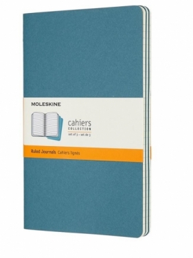 Zestaw 3 zeszytów Cahier Journals 13x21 linie blue