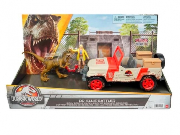 Zestaw figurek Jurassic World Ellie Sattler (HLN16)