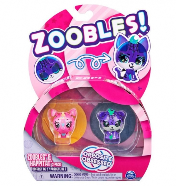Figurki Zoobles Zwierzątka 2pak Unicorn/Tiger (6061774/20135096)