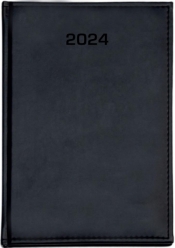 Kalendarz 2024 tygodniowy B5 Vivella czarny