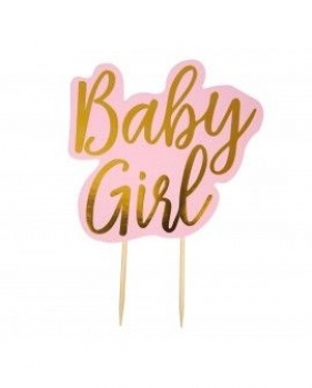 Dekoracja na tort Godan Topper Baby Girl wysokość 22,5 cm (771600)