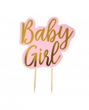 Dekoracja na tort Godan Topper Baby Girl wysokość 22,5 cm (771600)