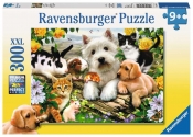Ravensburger, Puzzle XXL 300: Szczęśliwe zwierzęta (13160)