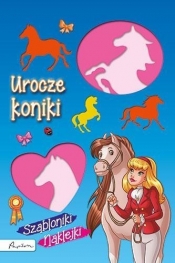 Urocze koniki Szabloniki naklejki