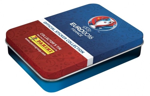 Puszka mini z naklejkami UEFA Euro 2016 (07260)