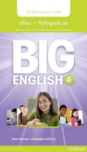 Big English 4 Pupils eText+MEL AccCodeCard