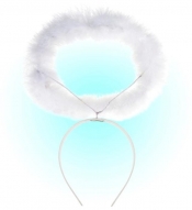 Opaska biała aureola