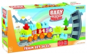 Baby Blocks Railway 1.45m - Kolejka 36 elementów (41460)