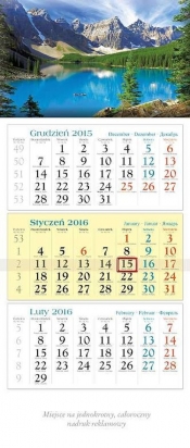 Kalendarz 2016 KT 10 Horyzont trójdzielny