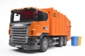 Pojazd Scania R Śmieciarka pomarańczowa (BR-03560)