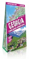 Georgia laminowana mapa samochodowo-turystyczna 1:400 000