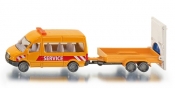 Siku 16 - Transporter z przyczepą kontroli ruchu - Wiek: 3+ (1660)