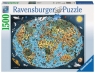 Puzzle 1500: Kreskówkowa kula ziemska (163601)