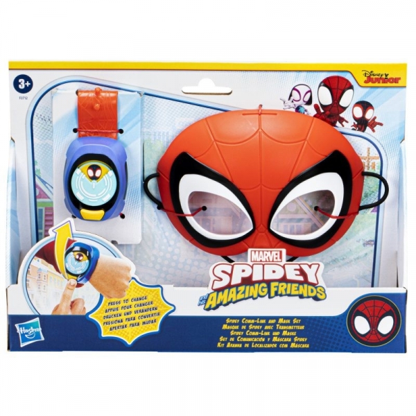 Spidey I Super Kumple Zegarek i maska Superbohatera (F3712)