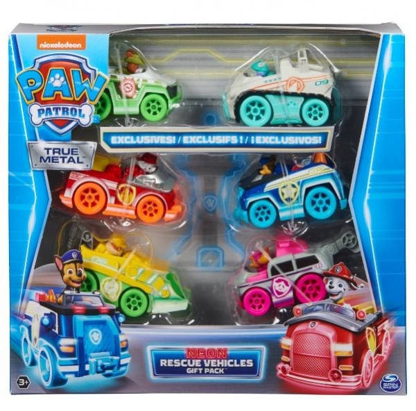 Zestaw Prezentowy Psi Patrol Die-Cast Neon (6064139)