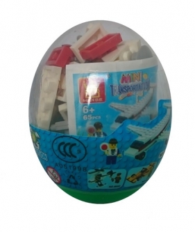 Klocki Wange Ligao Mini transportation 74 elementy samolot - <br />
