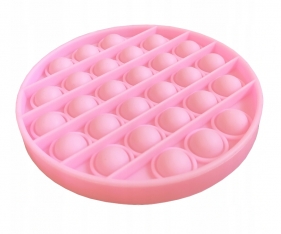Pop it, Fidget toys, zabawka sensoryczna, antystresowa, gniotek Push Pop Bubble - różowy (1004880)