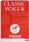 Karty do gry Piatnik 1 talia, Plastik Poker czerwone
