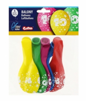 Balon gumowy Godan z nadrukiem mix 30 cm (GS110/18)