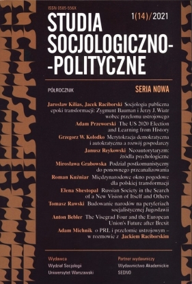 Studia socjologiczo polityczne Seria Nowa 1(14)2021
