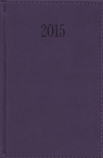 Kalendarz 2015 Książkowy Dzienny B6 z obszyciem TUCSON fioletowy B6D-LUX