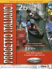 Nuovo Progetto Italiano 2B Podręcznik + ćwiczenia + 2CD - Marin Telis