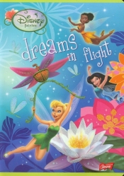 Zeszyt A5 Disney Wróżki w 3 linie 16 kartek linia dwukolorowa dreams in flight - <br />