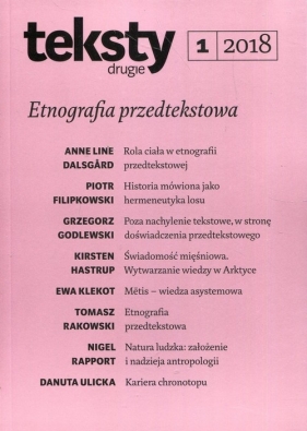 Teksty drugie 1/2018
